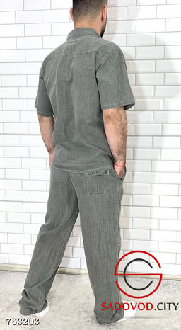 Мужской летний брючный костюм