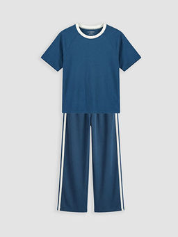 Bisiklet Yaka K?z ?ocuk Ti??rt ve E?ofman Alt?