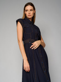 Платье женское 12521-35155 navy blue - Eleganzza фото 2