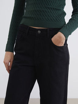 Wideleg Kad?n Jean Pantolon