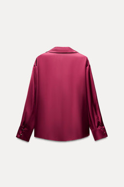 SATIN SHIRT - Zara фото 31
