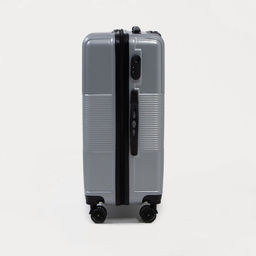 Чемодан малый 24 кодовый замок, цвет серебряный - Simaland фото 4