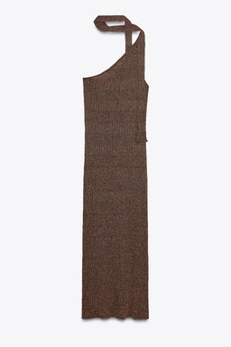 ASYMMETRIC FOULARD MIDI DRESS - Zara фото 17