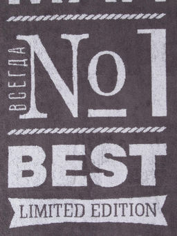 Полотенце махровое Этель Super man, 70?130 см, 100% хлопок, 420 г/м?, серое