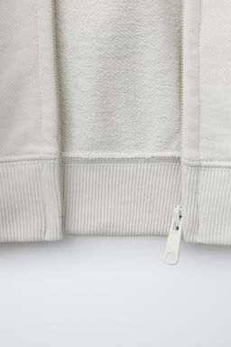 SUDADERA CREMALLERA JOGGING / Crudo - Zara фото 4