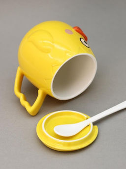 Кружка Cutie duckling, glasses, yellow (400 ml)