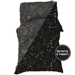 Постельное бельё Этель 1,5 сп Magiс time 143х215 см, 150х214 см, 50х70 см -1 шт, 100% хлопок, бязь