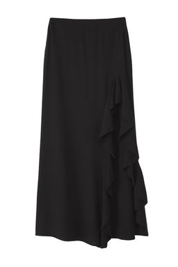 TRENDYOLMILLA Siyah Dokuma Volanl? Maxi Plaj Etegi TBESS21ET0155 фото 15