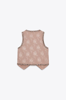 BEADED WAISTCOAT ZW COLLECTION - Zara фото 4