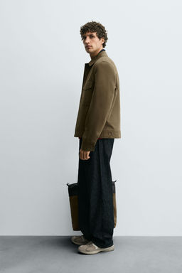 COTTON BLEND TECHNICAL JACKET - Zara фото 4