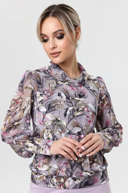 Блузка женская 7049-27/06/Кремовый, розовый