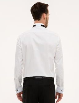 Beyaz Slim Fit Smokin G_mlek