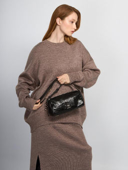 Сумка Labbra L-230509 black/croissant  фото 7