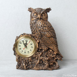 Часы статуэтка Сова 26 см / 3690A /уп 20/ - ГалеонТрейд фото 4