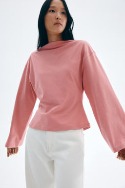 Top de algod?n con escote barco - H&m фото 4