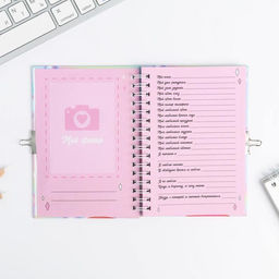 Анкета в твердой обложке на замочке А6 40 л Моя анкета - Artfox фото 17