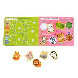 Книжка с липучками Уши, лапы и хвосты 12 стр. - Буква-ленд фото 2