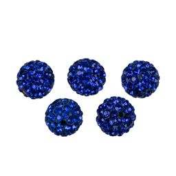 Бусина Zlatka пластик BWM-12 12 мм 5 шт №16 синий