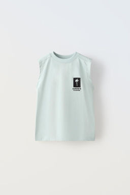 PAMUKLU ISLEMELI T-SHIRT VE BERMUDA SORT TAKIMI - Zara фото 2