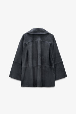 CAMISA BOLSILLO PIEL ANTE LIMITED EDITION / Gris antracita - Zara фото 4
