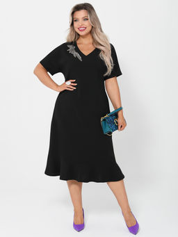 Платье 0421-1 черничный - Dora фото 6