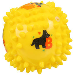 Развивающий тактильный мячик Крошка Я «Ежик», ø9 см, с пищалкой, от 6 мес., в пакете