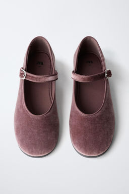 VELVET BALLET FLATS - Zara фото 5