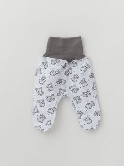 Ползунки на широкой резинке утепленные, белочки - Lesi kids фото 12