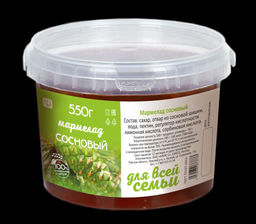 Мармелад Сосновый 550 гр. /пластиковое ведро/ Сам бы ел