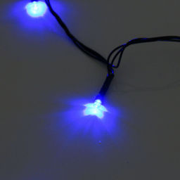 Гирлянда для дома 7,5м 80 ламп LED зелёный пров.,8 реж, IP-20, Синий
