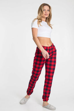 Брюки М323168б Красный - Елена фото 2