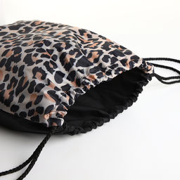 Мешок для обуви Леопард, 32*0,5*40 см, отд на шнурке, коричневый - Simaland фото 3