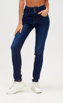 Джинсы женские зауженные P222-0131 синие - Primm фото 2