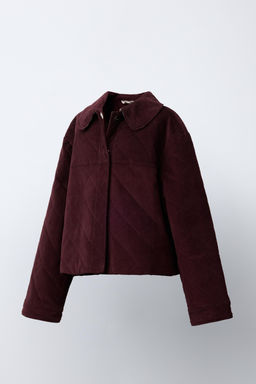 VELVET PETER PAN COLLAR JACKET - Zara фото 12