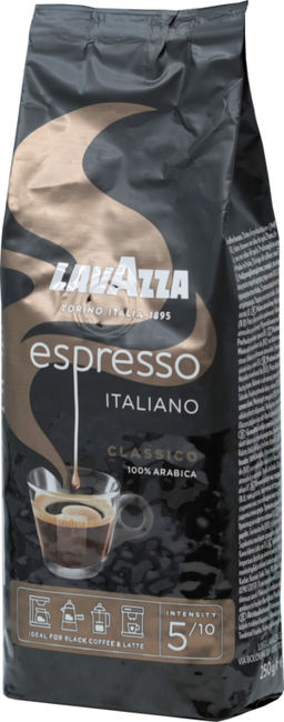 LAVAZZA. Espresso Classico (зерновой) 250 гр. мягкая упаковка (Уцененная)