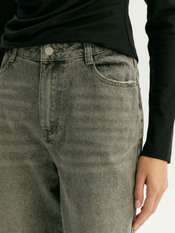 Джинсы Mom Fit 369, D369/gabbro