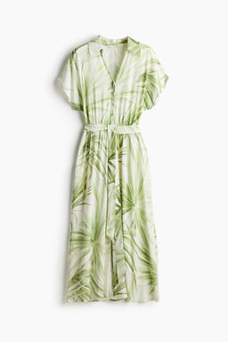 Vestido camisero con cinturon de anudar - H&m фото 5