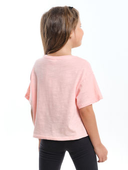 Футболка с принтом UD 7906 персик - Mini maxi фото 2