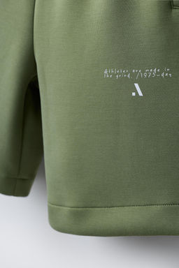 BERMUDA SPORTY LOGO / Verde medio - Zara фото 4