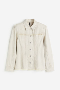 Cazadora denim con hombreras