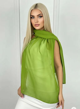 K13575 Платок (50/160см шифон) МУЛЬТИЦВЕТ_02