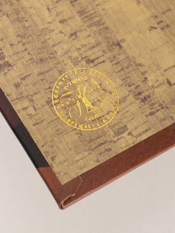 Шкатулка книга - сейф «Франц Кафка. Процесс», дерево, искусственная кожа, тиснение, 21×13×5 см