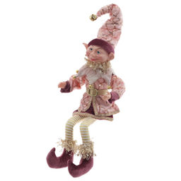 Игрушка набивная подвесная "Эльф", L16 W12 H53 см (полка 25 см.)
