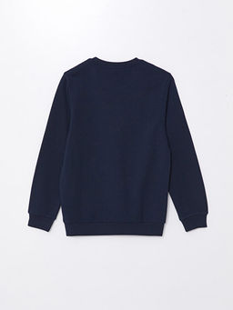 Bisiklet Yaka Uzun Kollu Erkek Sweatshirt - Waikiki фото 2