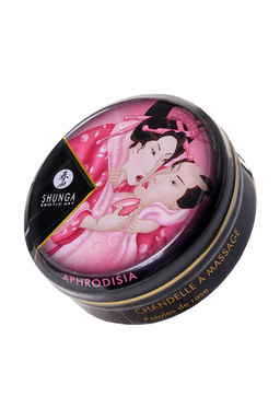 Массажное аромамасло в виде свечи Shunga Афродизия. Лепестки роз (Aphrodisia. Rose Petals), 30 м