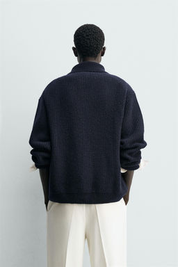 PURL KNIT CARDIGAN - Zara фото 3