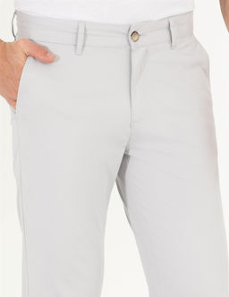 A__k Gri Regular Fit Kanvas Pantolon - Pierre cardin фото 6