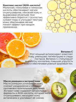 Пенка-Скраб для умывания Киви Ромашка
LION Skokubutsu 
100 мл