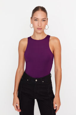 Murdum Halter Yaka Vucuda Oturan Esnek Alttan C?tc?tl? Orme Body TWOSS20BD0044