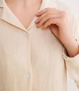 Рубашка #КТ9025 (3), светло-бежевый - Dommod фото 5